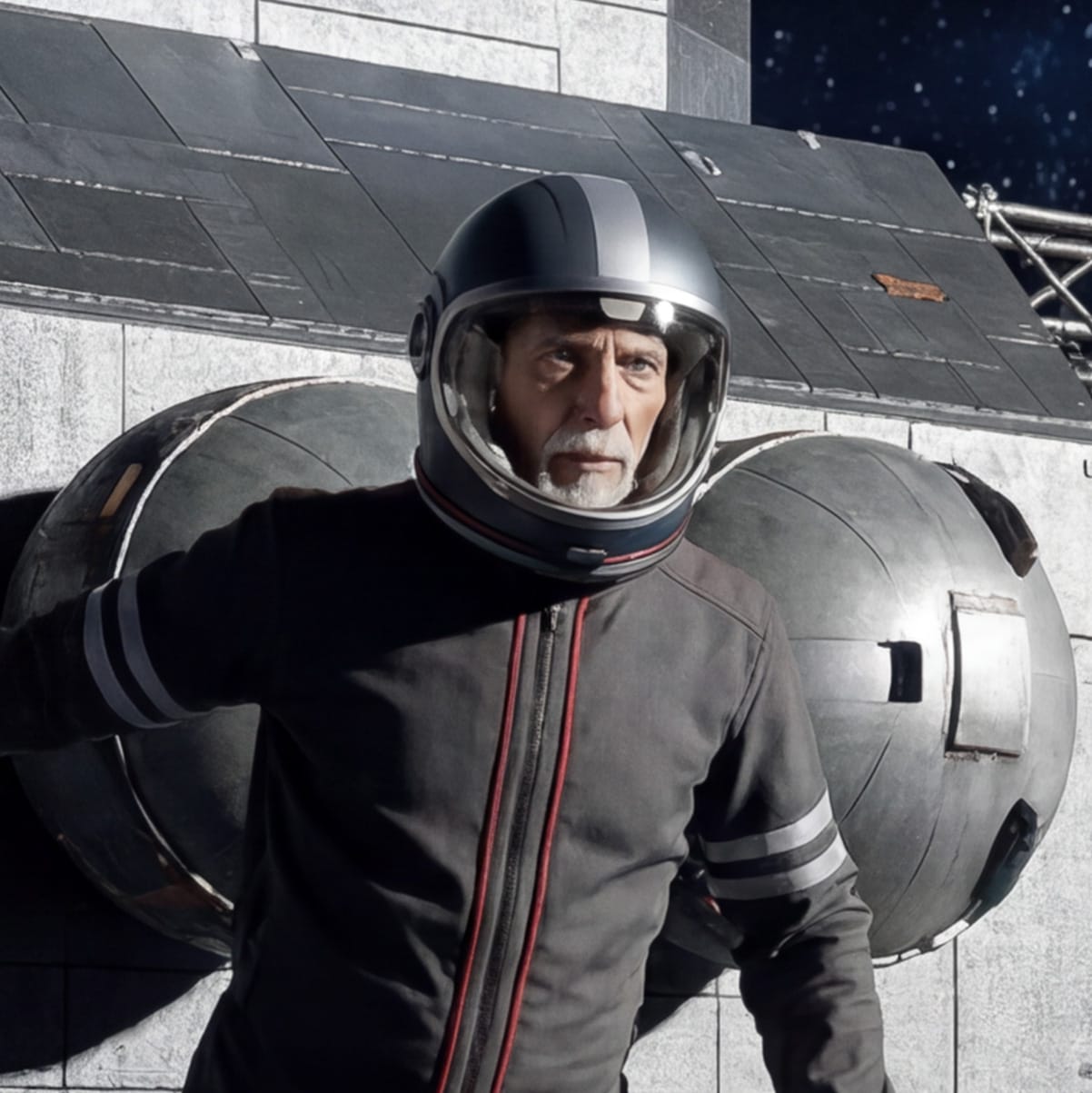 Jose in space costume